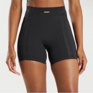 Gymshark Black High-Waisted Bike Shorts Seamless Fit
